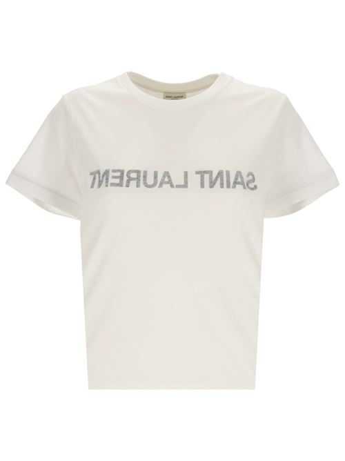 T-shirt Saint Laurent reverse SAINT LAURENT | 665234Y37AW9744